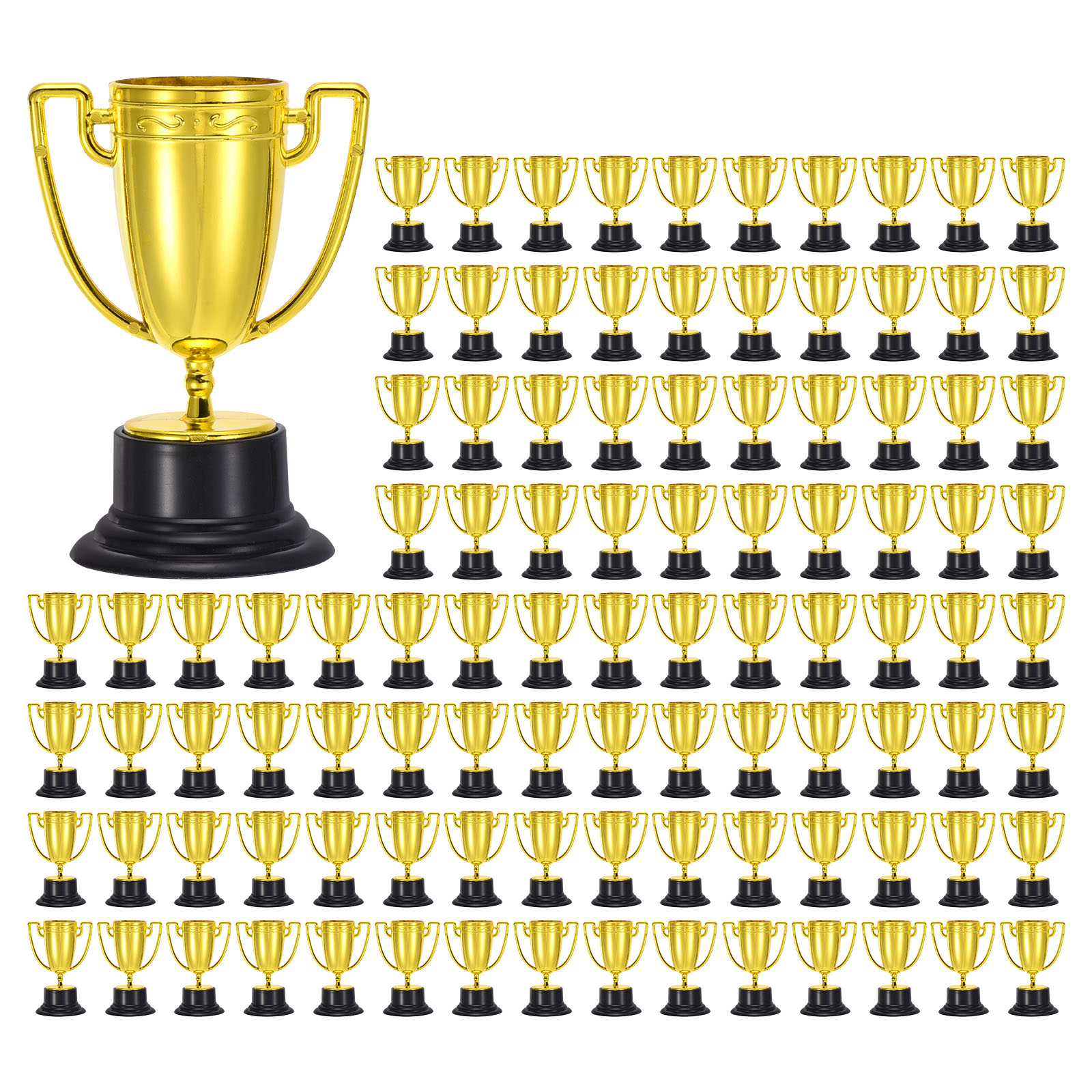 Badminton Cup - 40/48/60/100pcs Mini Gold Trophies Award Plastic