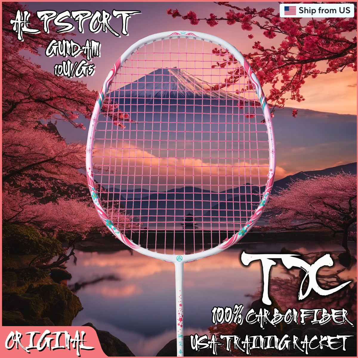 Li Ning Racket - ALP TX 4U Professional Ultra-light Offensive
