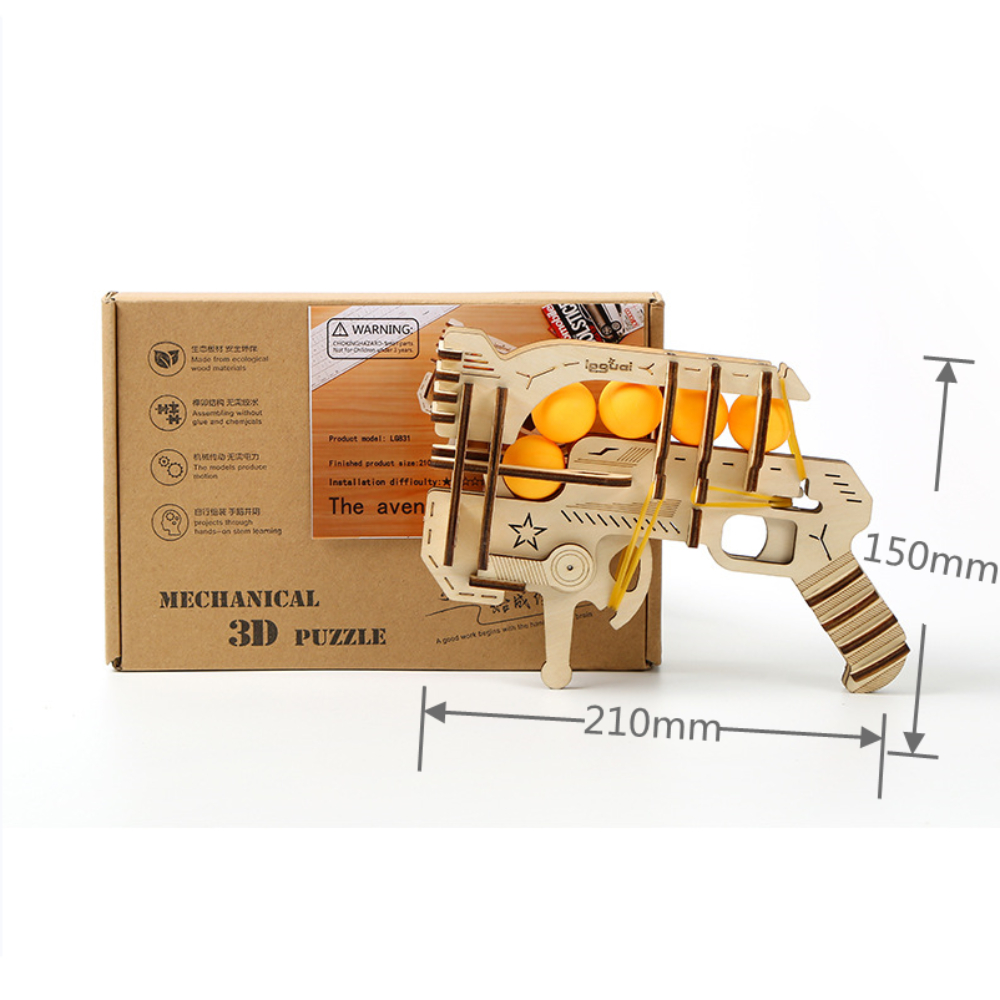 Wooden DIY Assembled Rubber Ba - Badminton Kids recensione e prezzo