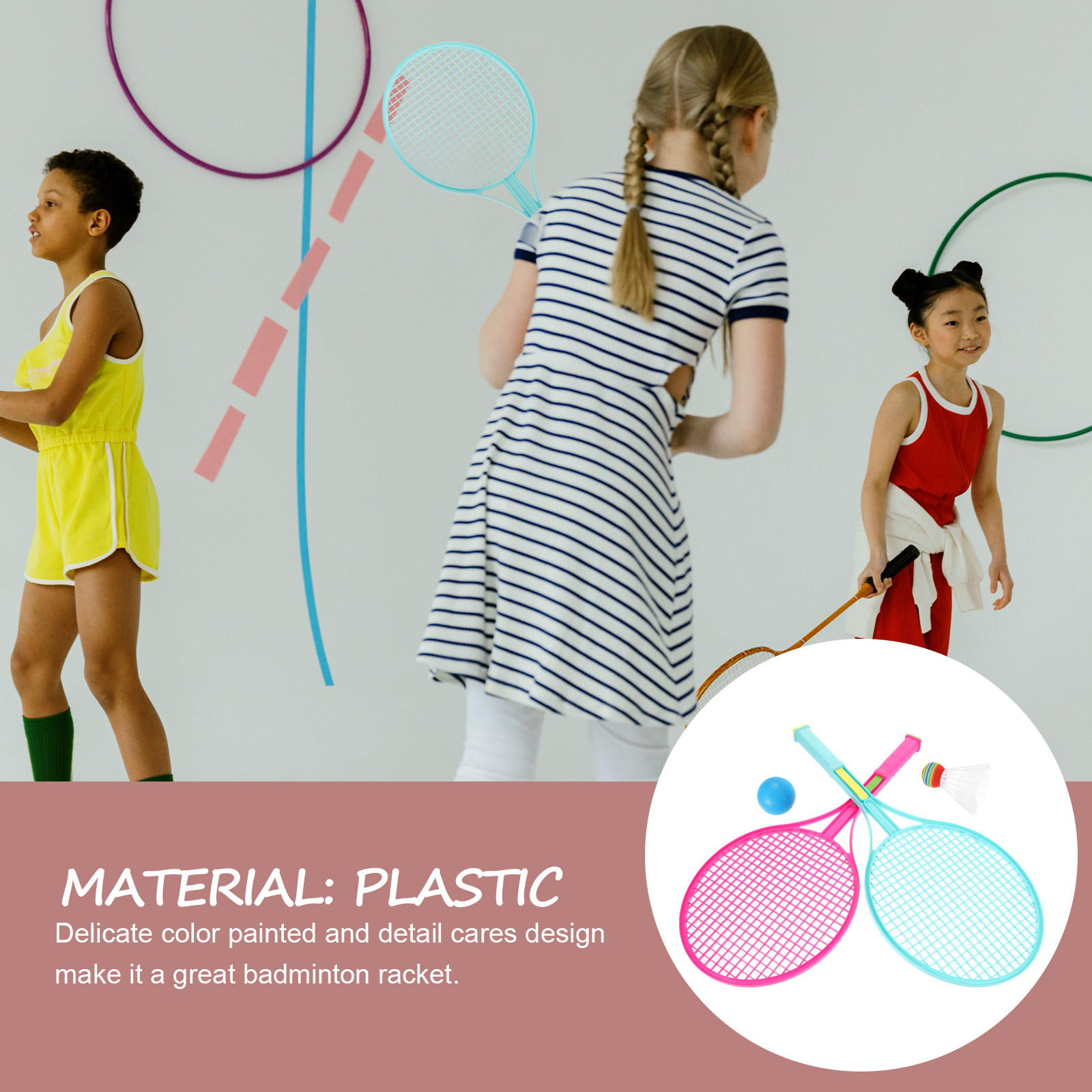 1Set Badminton Racket Set for  - Badminton Kids recensione e prezzo