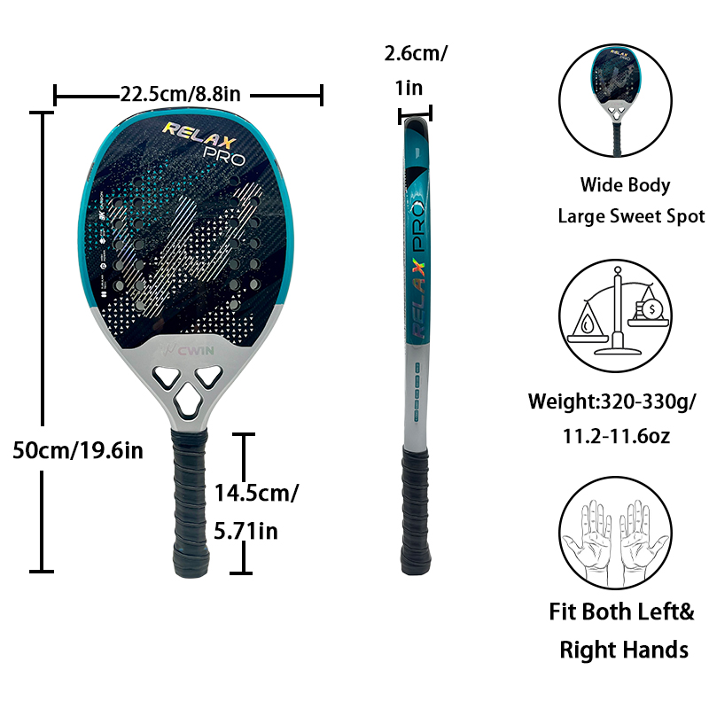 3K Carbon Beach Tennis Racquet - Li Ning Racket recensione e prezzo