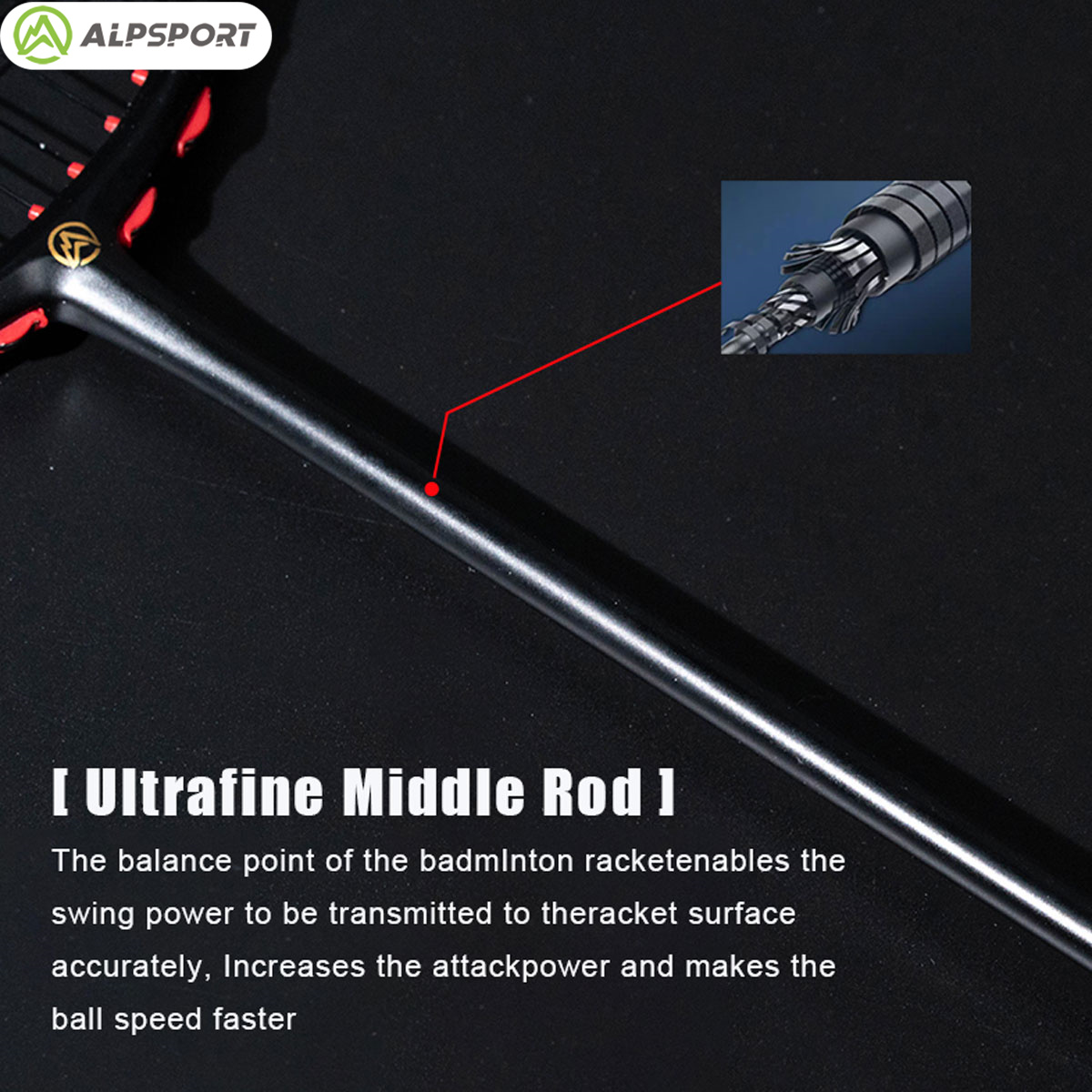 Alpsport MH-V5 5U 75g Wave Leg - Li Ning Racket recensione e prezzo