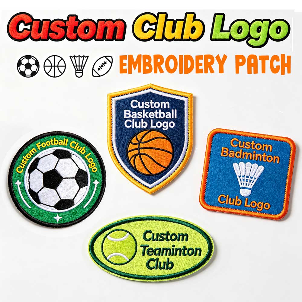 Custom Club Embroidery Patch F - Badminton Club Logo recensione e prezzo