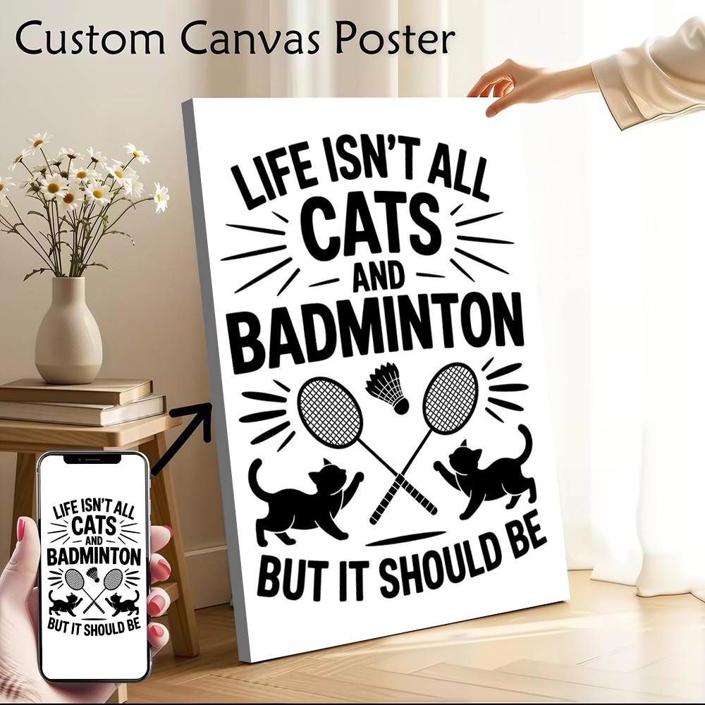 Cats and Badminton Funny Quote - Badminton Quotes Funny recensione e prezzo