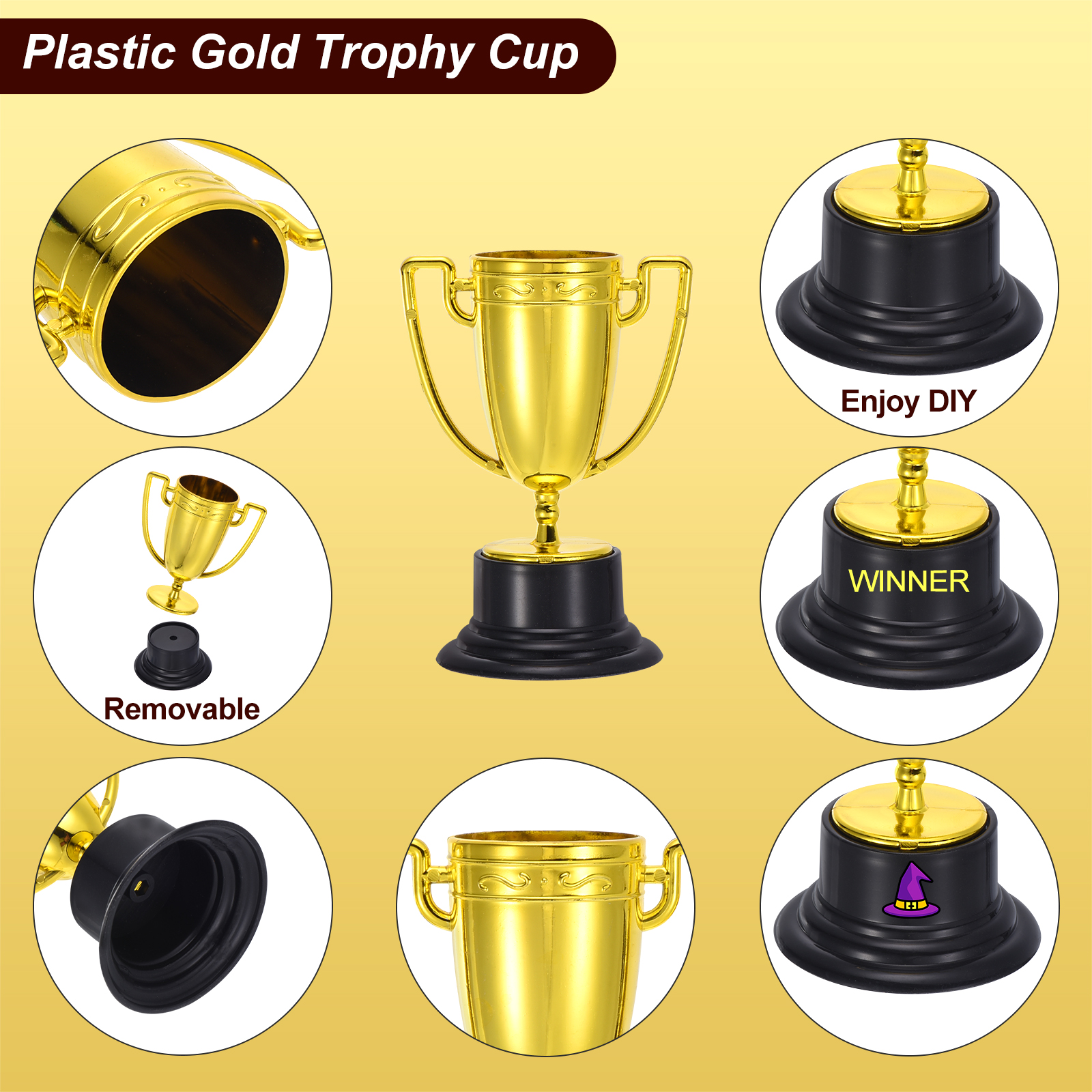 40/48/60/100pcs Mini Gold Trop - Badminton Cup recensione e prezzo