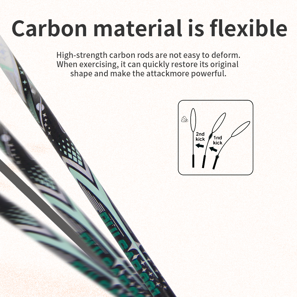 T46/T700 full Carbon fiber mat - Badminton Racket recensione e prezzo