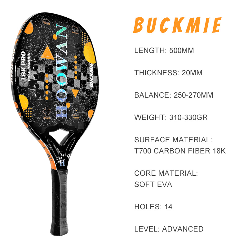 HOOWAN BUCKMIE Beach Tennis Ra - Li Ning Racket recensione e prezzo