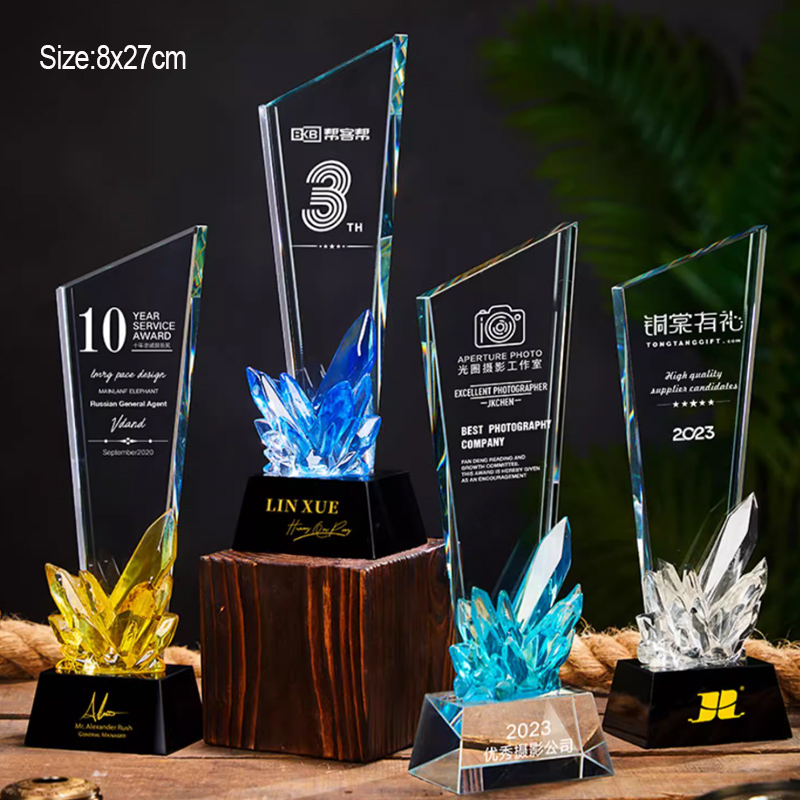 Customizable Crystal Glass Tro - Badminton Cup recensione e prezzo