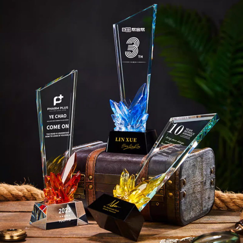 Customizable Crystal Glass Tro - Badminton Cup recensione e prezzo