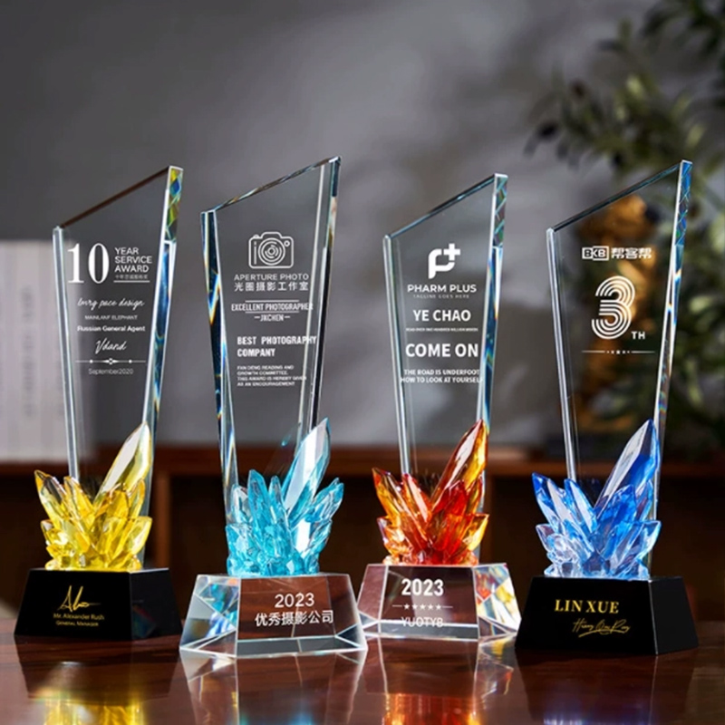 Customizable Crystal Glass Tro - Badminton Cup recensione e prezzo