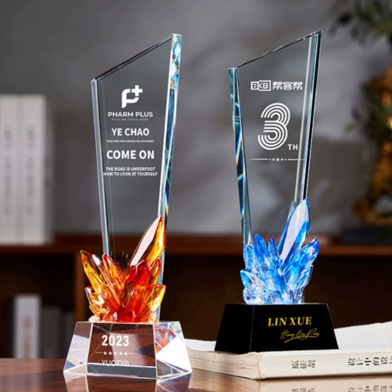 Customizable Crystal Glass Tro - Badminton Cup recensione e prezzo